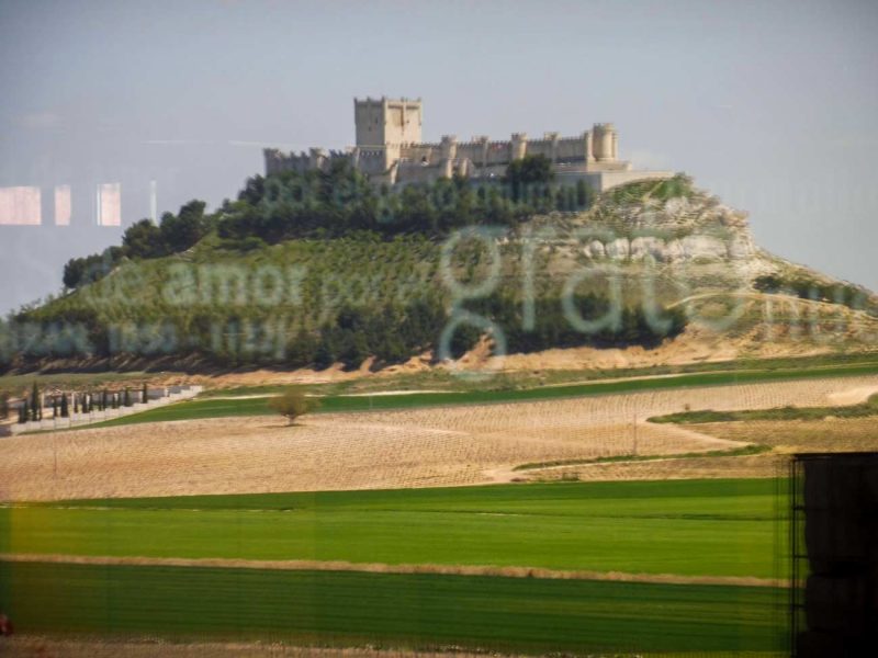 castillo de peñafiel desde pago de carreovejas