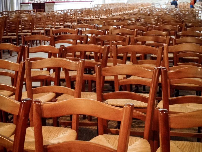 sillas cadires interior catedral gotica de burdeus burdeos