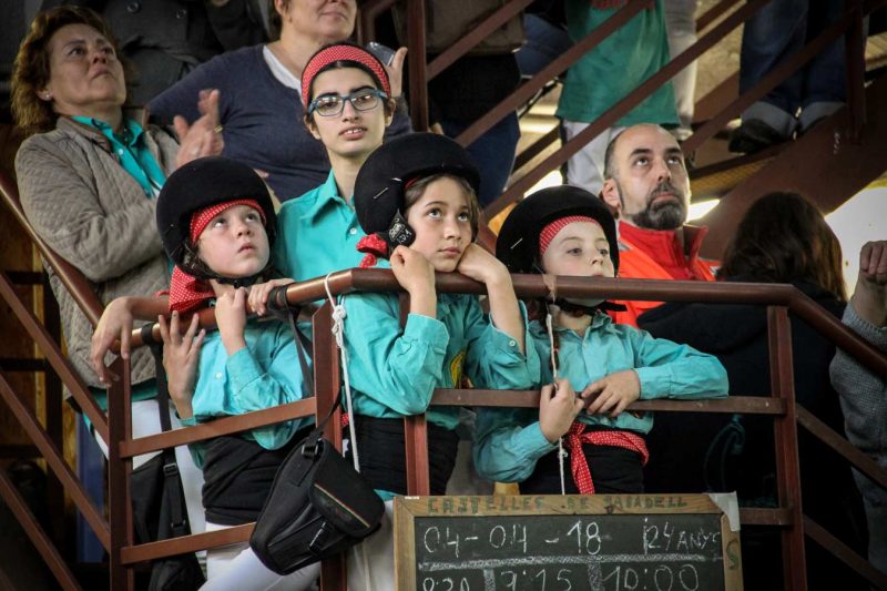 Castellers de Sabadell a Sabadell, Abril 2018 canalla atenta