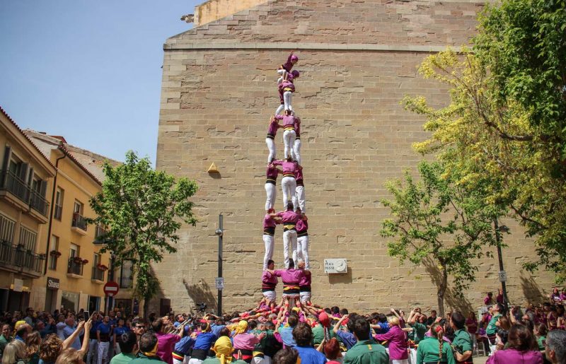 3de8 Moixiganguers a la Diada d'aniversari dels Moixiganguers, Igualada, Abril 2018