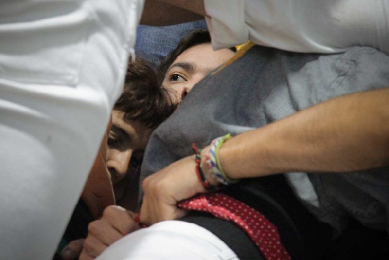 les cotxeres Assaig de Moixiganguers, Abril 2018