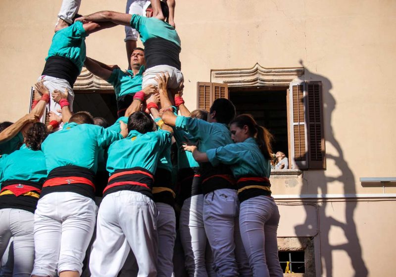 3de9f Castellers de Vilafranca a Sant Quintí de Mediona, Juny 2018