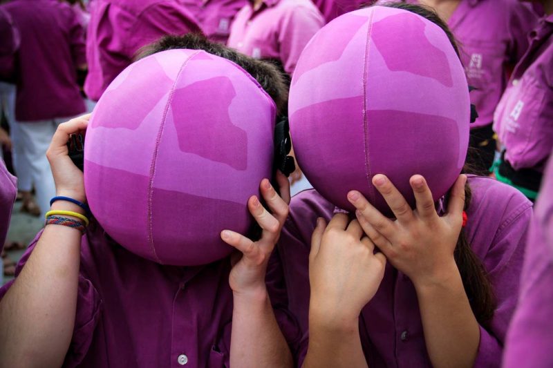mini-moixis a la Diada del Pati, Valls, Juny 2018