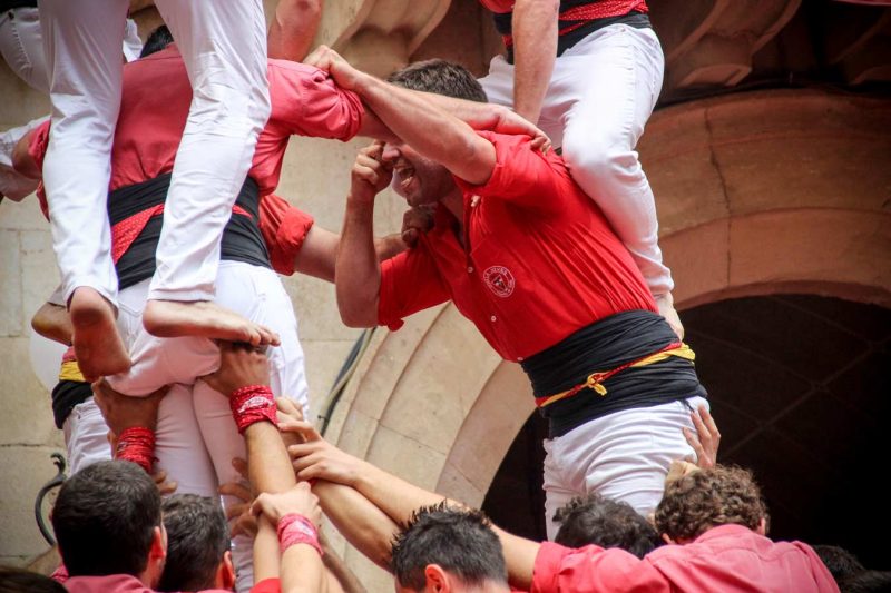 amb cap Colla Joves de Valls a Sant Joan, Valls, Juny 2018