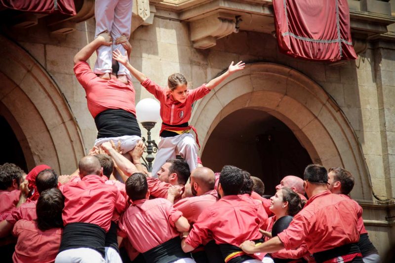 canalla de la Colla Vella de Valls a Sant Joan, Valls, Juny 2018