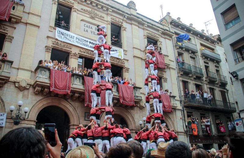 3de9f i 4de9f Colla Vella de Valls a Sant Joan, Valls, Juny 2018