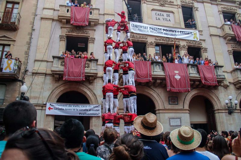 5de8 Colla Joves de Valls a Sant Joan, Valls, Juny 2018