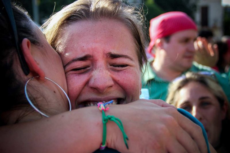 3d9f Castellers de Sant Cugat a Sant Cugat, Juliol 2018