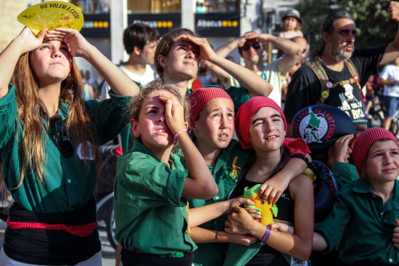 3de9f Castellers de Sant Cugat a Sant Cugat, Juliol 2018