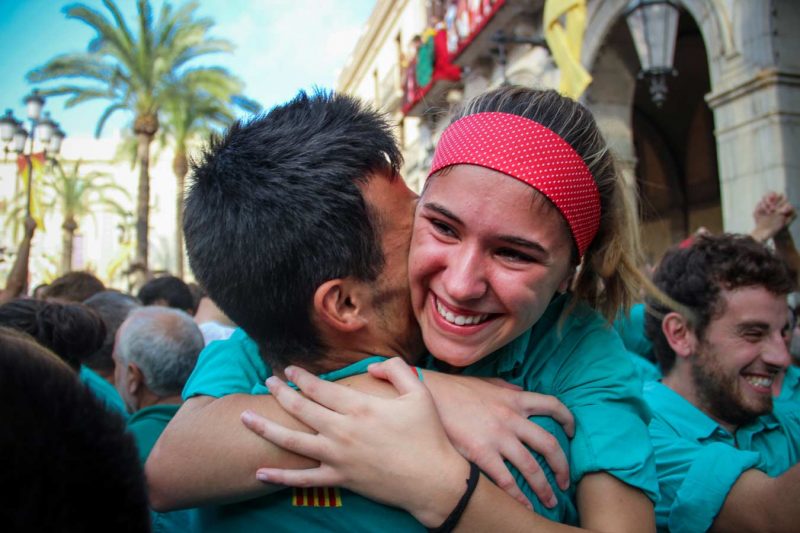 plorar Castellers de Vilafranca a Vilanova i la Geltrú, Juliol 2018