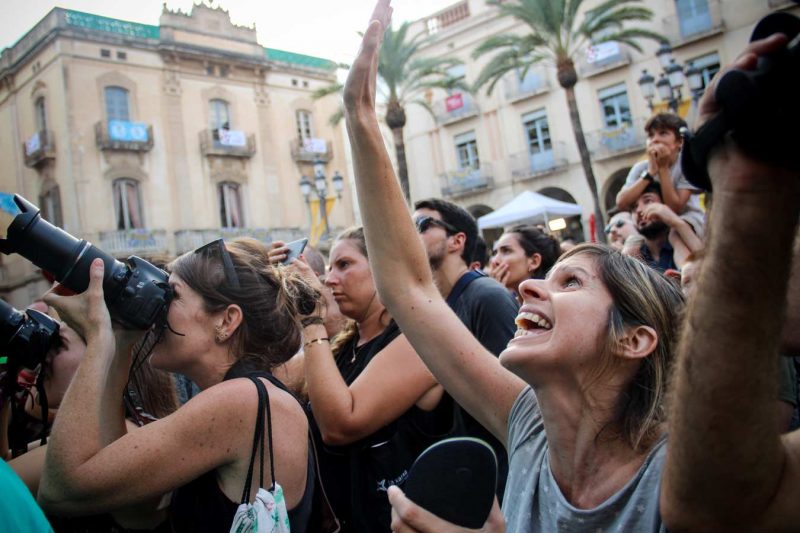 mares de canalla Castellers de Vilafranca a Vilanova i la Geltrú, Juliol 2018