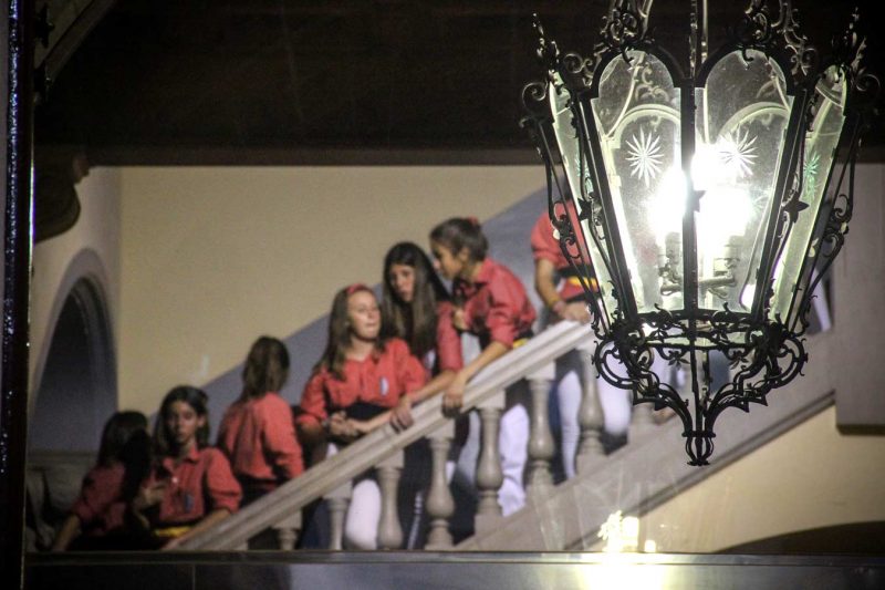 la canalla de la Colla Vella de Valls a Firagost, Agost 2018