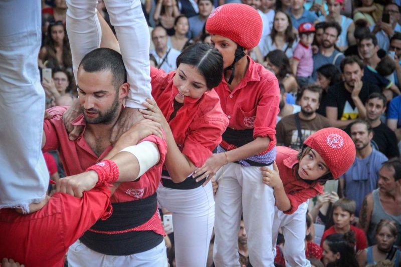 Colla Joves de Valls a Gràcia, Agost 2018