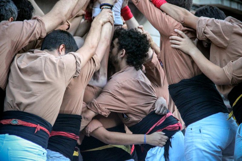 folre Xiquets de Reus a Gràcia, Agost 2018