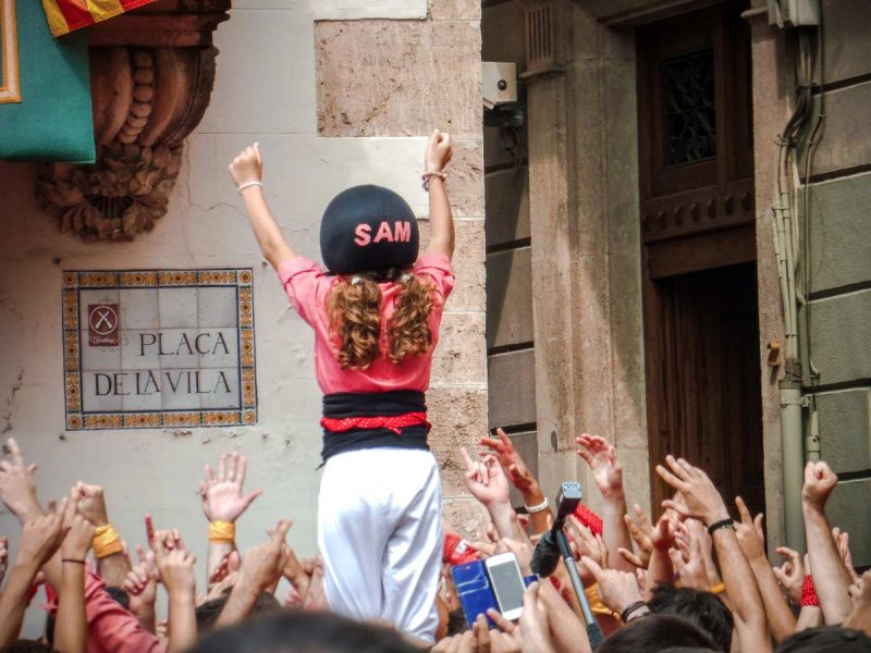 La Sam de la Colla Vella de Valls a Sant Fèlix, Agost 2018