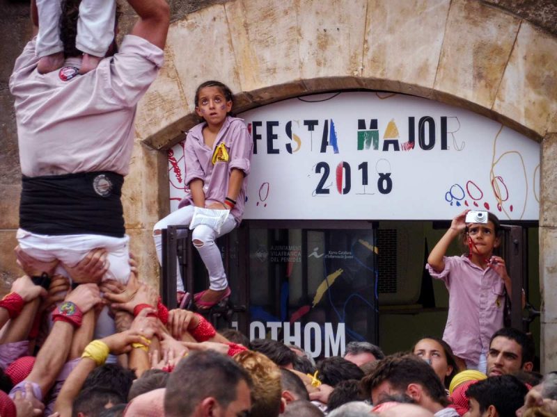 Minyons de Terrassa a Sant Fèlix, Vilafranca del Penedès, Agost 2018