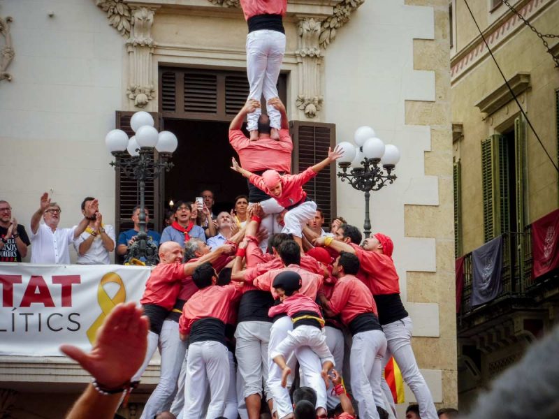 Colla Vella de Valls a Sant Fèlix, Vilafranca del Penedès, Agost 2018