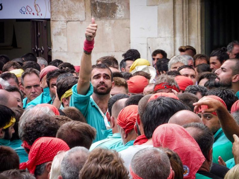 Castellers de Vilafranca a Sant Fèlix