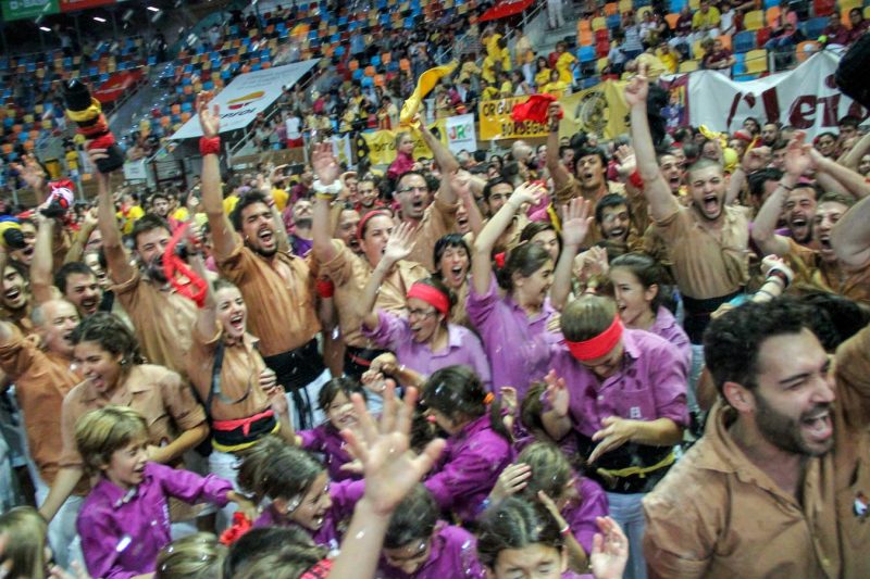 Moixiganguers + Xiquets de Reus al Concurs de Tarragona, Octubre 2018