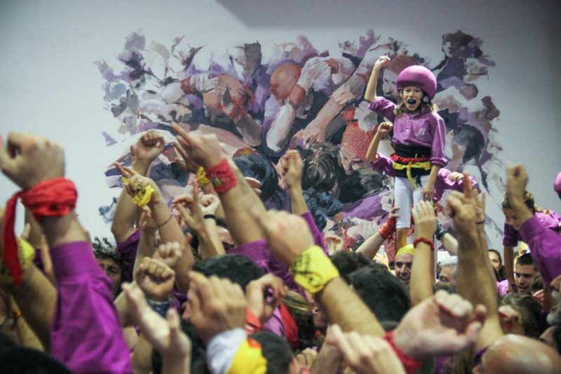 enxaneta a Moixiganguers a la Diada dels Moixiganguers