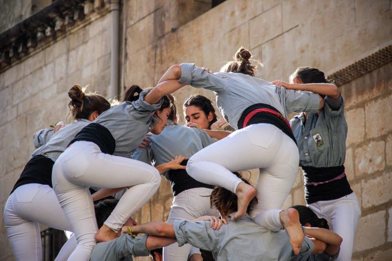 Castellers de Sants a Tots Sants Novembre 2018