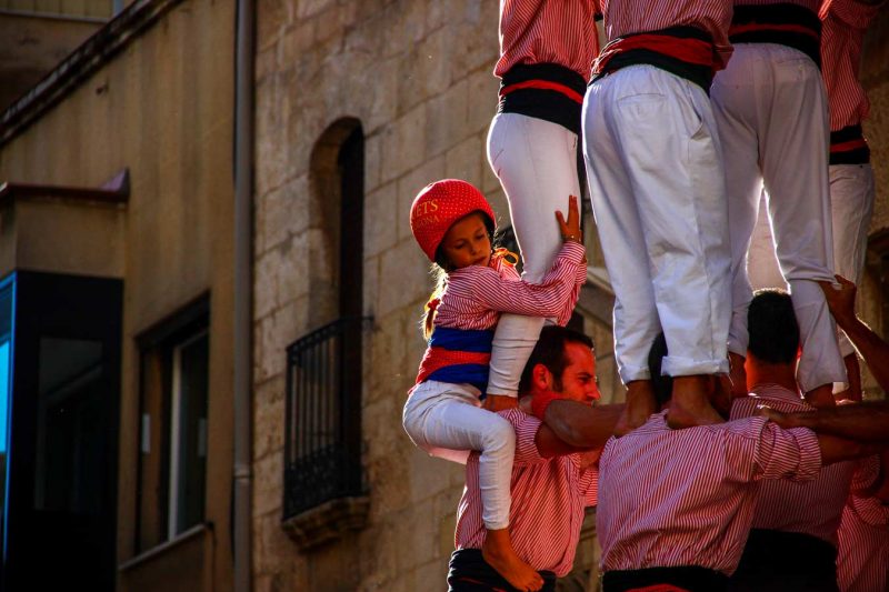 enxaneta Xiquets de Tarragona a Tots Sants