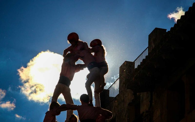 Xiquets de Tarragona a Tots Sants, Vilafranca del Penedès, Novembre 2018