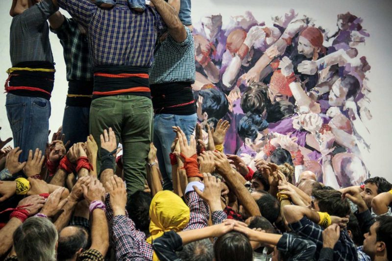 castell net mural núria riba local moixiganguers igualada