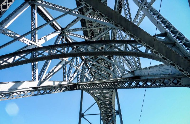 estructura Pont de Lluís I (Puente Don Luis I) porto