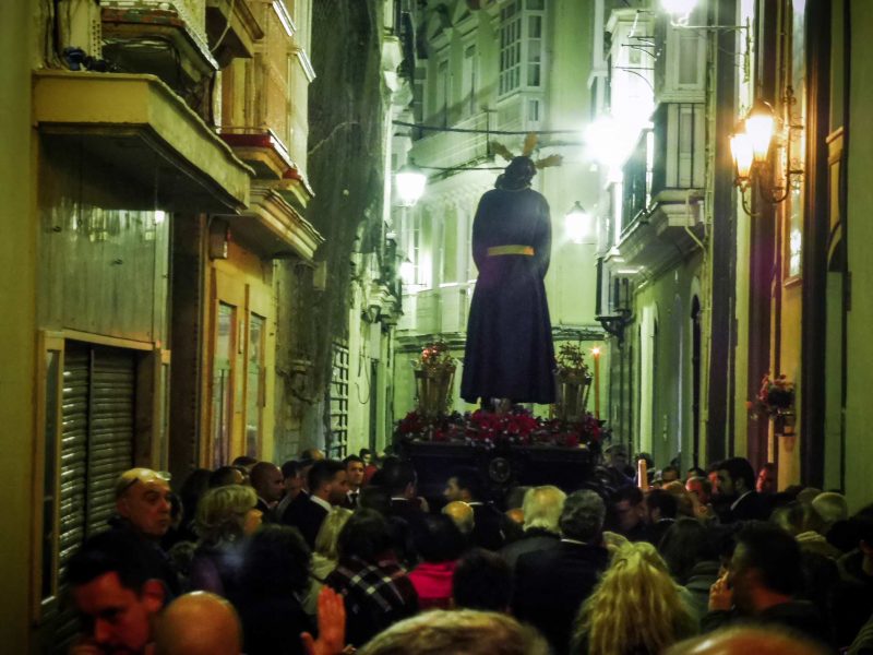 jesucristo pasean una noche por cádiz