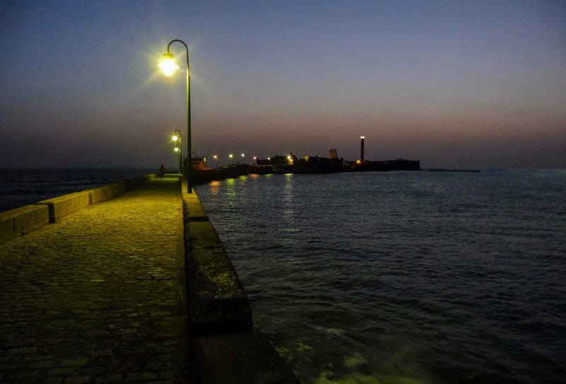 camino del Castillo de San Sebastián (Cádiz)