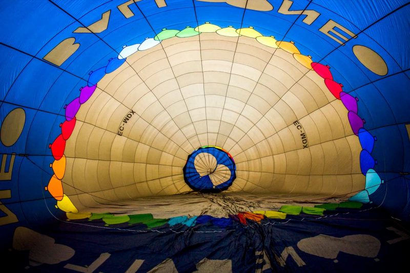 interior globus aerostàtic ballooneo