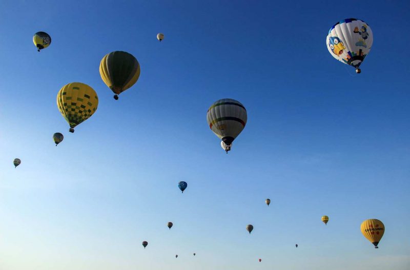 cel de globus igualada european balloon festival