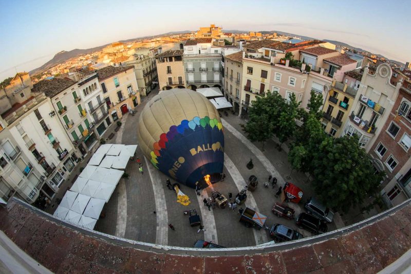 globus ballooneo igualada european balloon festival plaça ajuntament camera temps tv3
