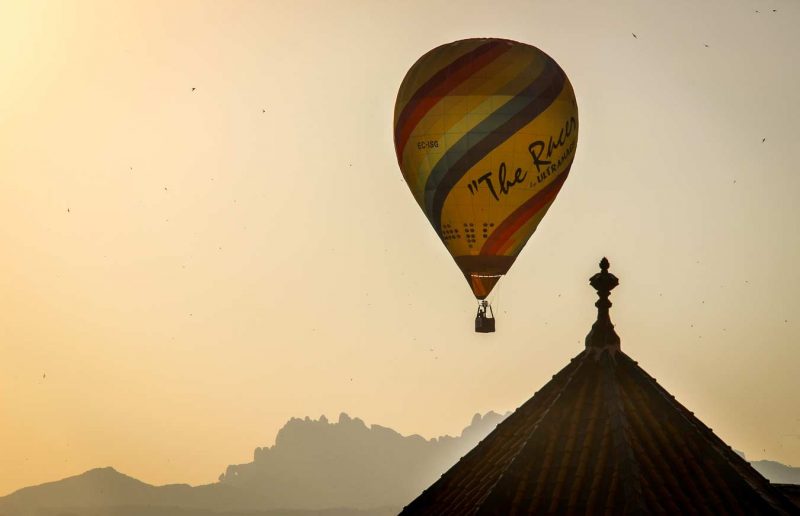 igualada european balloon festival the racer balloon montserrat