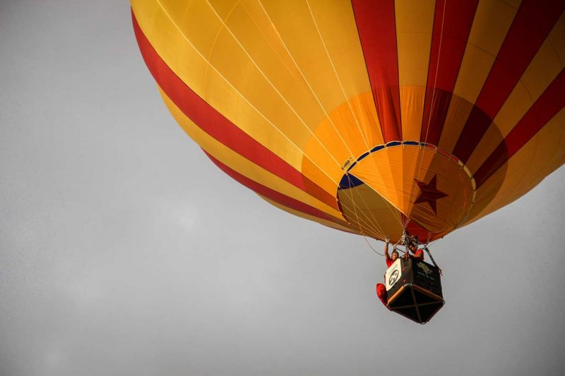 igualada european balloon festival globus estelada volant