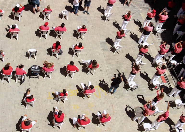 colla vella aplaudeix