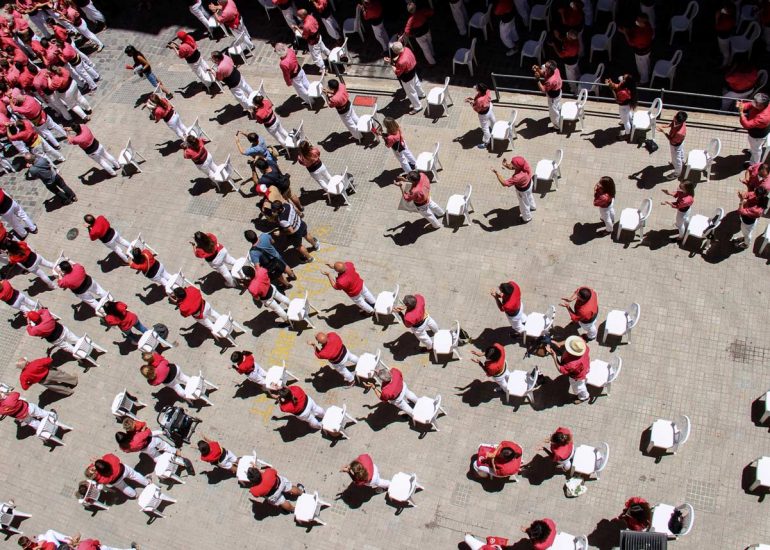 aplaudiments segadors plaça del blat de valls