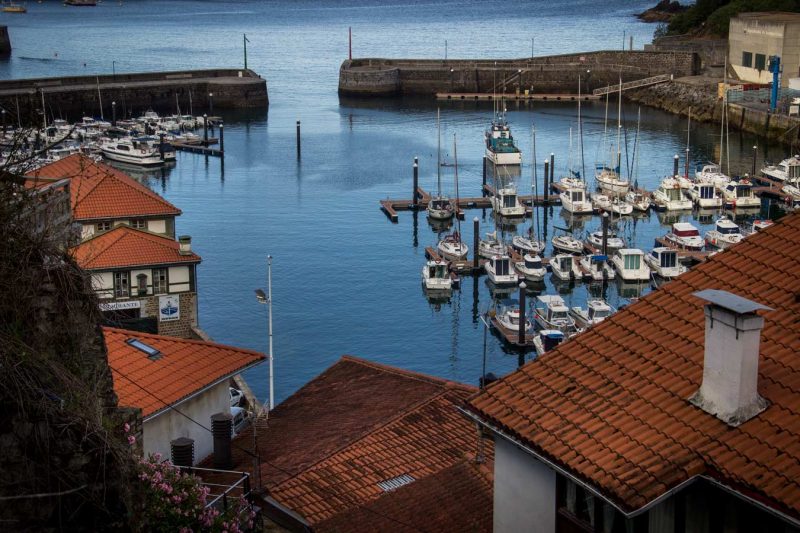 vista Mutriku, gipuzkoa kaia