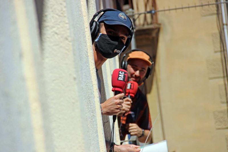 Castells a Rac1, Pilars de 5 per Sant Joan, Valls, Juny 2021