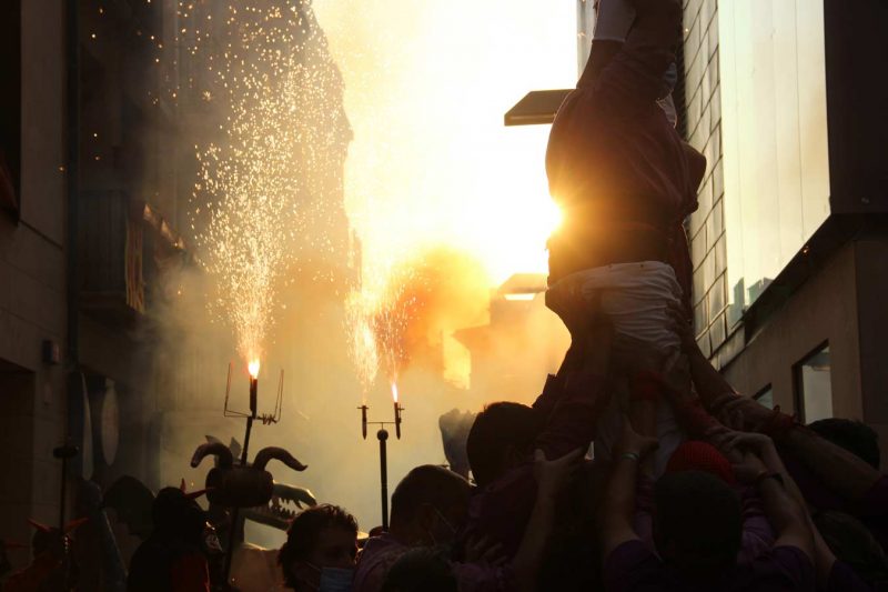 capvespre fum Festa Major d'Igualada, Agost 2021