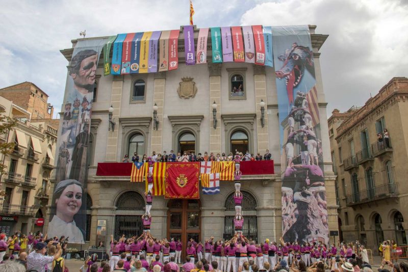 pilars de 5 Moixiganguers, Festa Major d'Igualada, Agost 2021