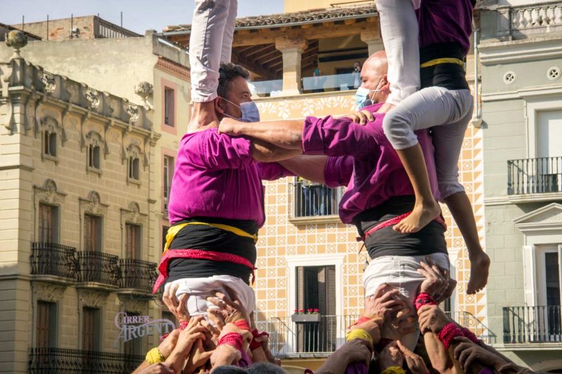 2de7 2de7 torre de 7 Diada dels Moixiganguers, Igualada, Octubre 2021