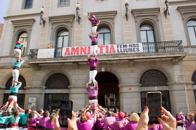 pilar de 5 Moixiganguers, Diada dels Moixiganguers,