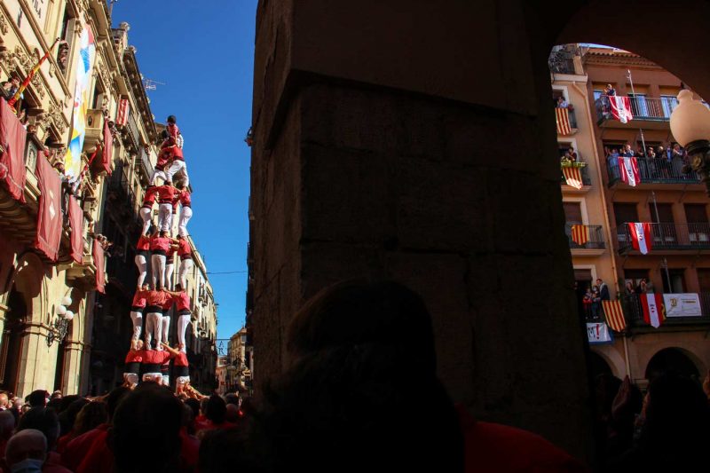 4 de 8 4de8 4d8 Colla Vella Xiquets de Valls, Diada de Santa Úrsula, Valls, Octubre 2021