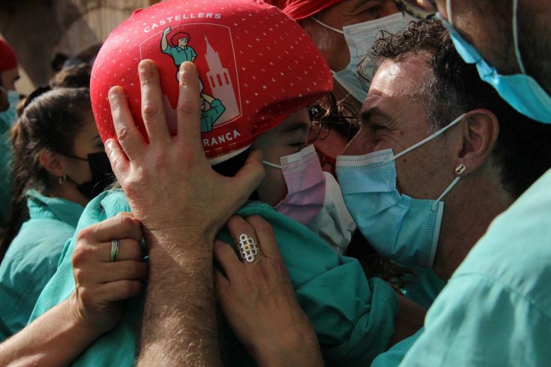 emoció castellera mascareta