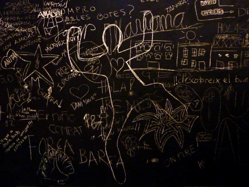 pissarra de colegi al rec igualada