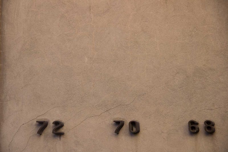 números antics cases carrer rec igualada calle