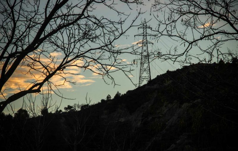 torre electrica a la muntanya del pi igualada santa margarida de montbui