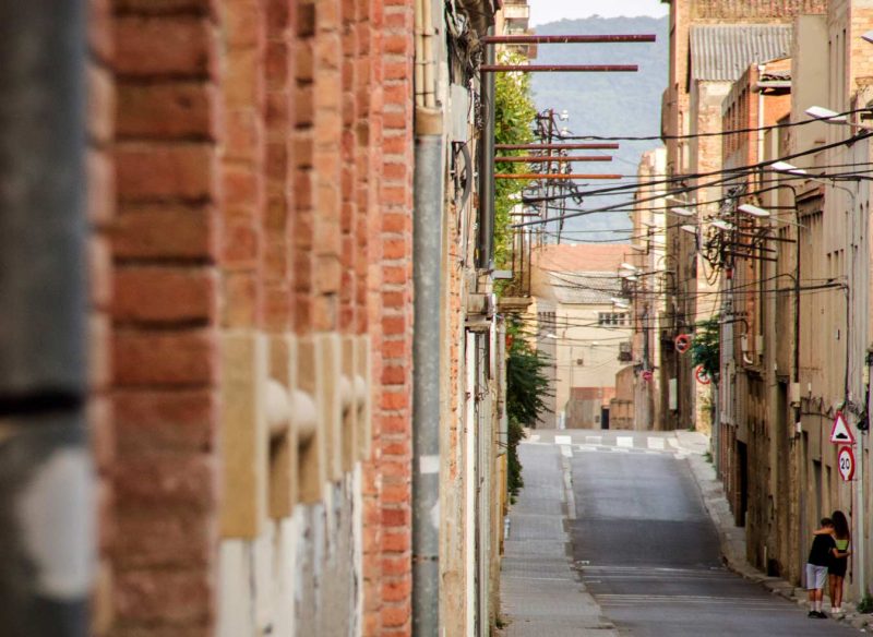 profunditat baixada sant antoni igualada carrer del rec